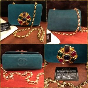 CHANEL VTGKarl Lagerfeld/Jeweled Evening Bag 89-91